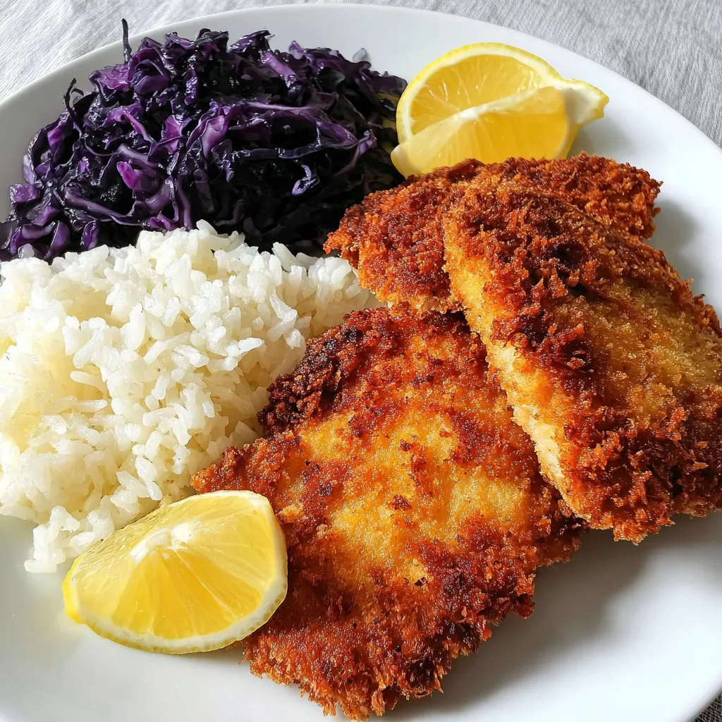 Ein weißer Teller mit Rice, Kartoffeln, Käse, Zwiebeln, Ketchup und einer Zwiebel.