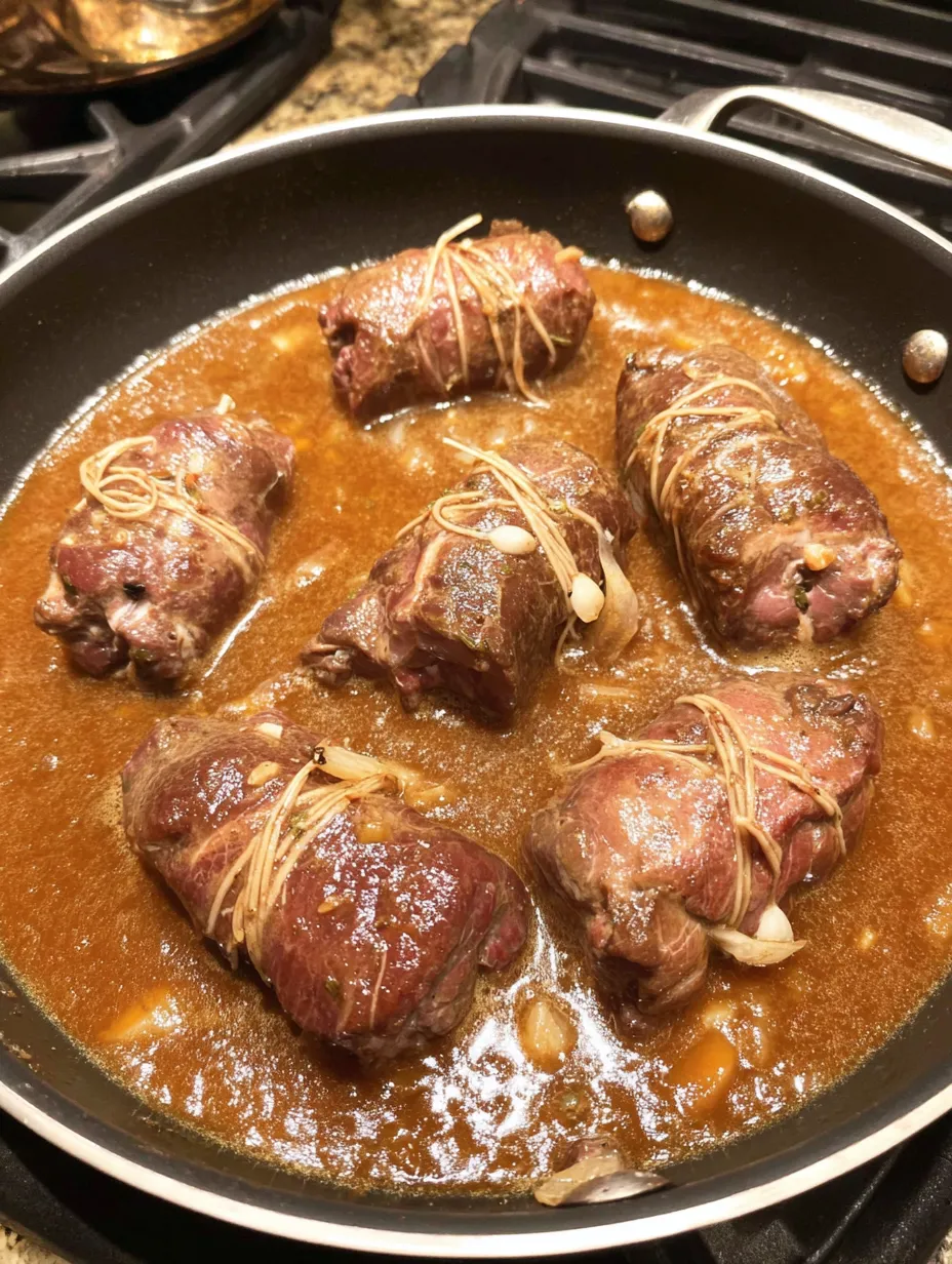 Eine Schüssel mit Fleisch, das mit Baumwolle umwickelt ist, in einem Topf.
