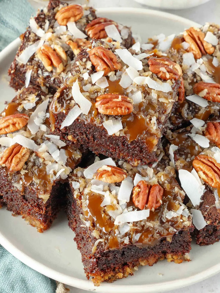 Eine Platte mit Schokoladenglasur aufgetragen, die mit Schokoladenglasur und Walnussstreusel geschmolzen ist.