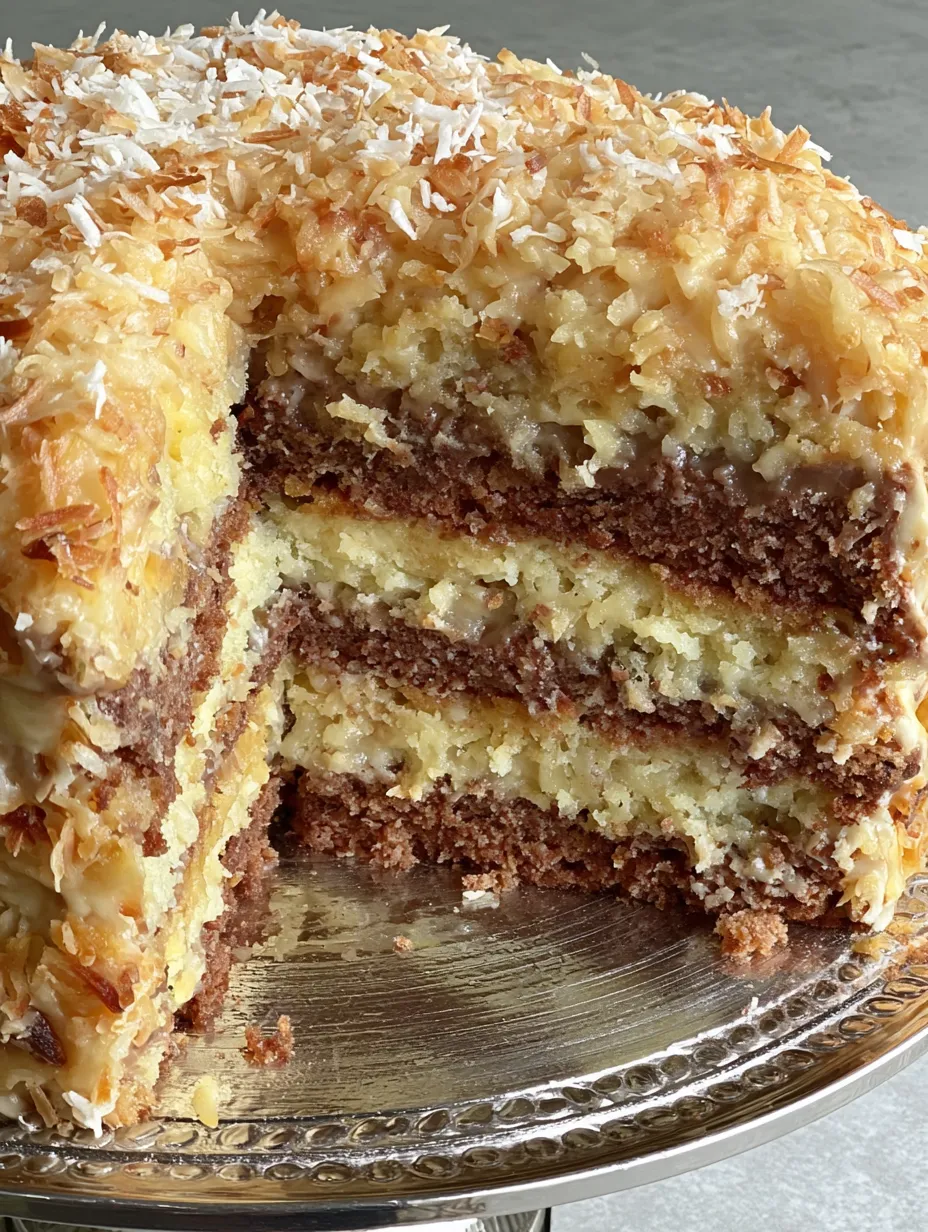 Eine Schicht Kuchen mit einer Schicht Vanille-Creme auf einem Teller.