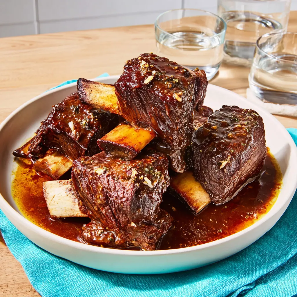 Ein weißer Teller mit rohem Fleisch und Sauce.