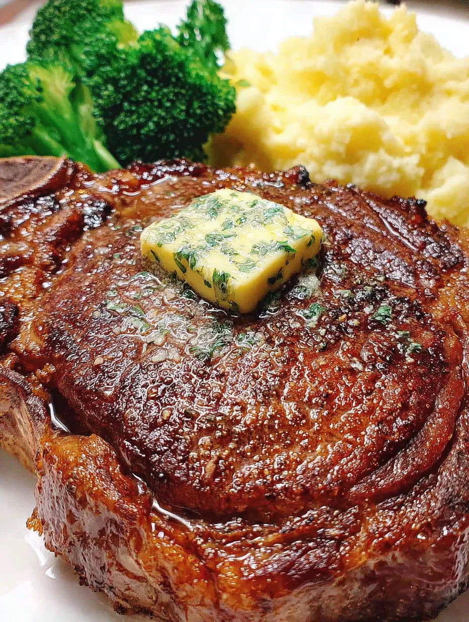 Eine Porzellangrille mit Butter und Zwiebeln auf einem Teller.