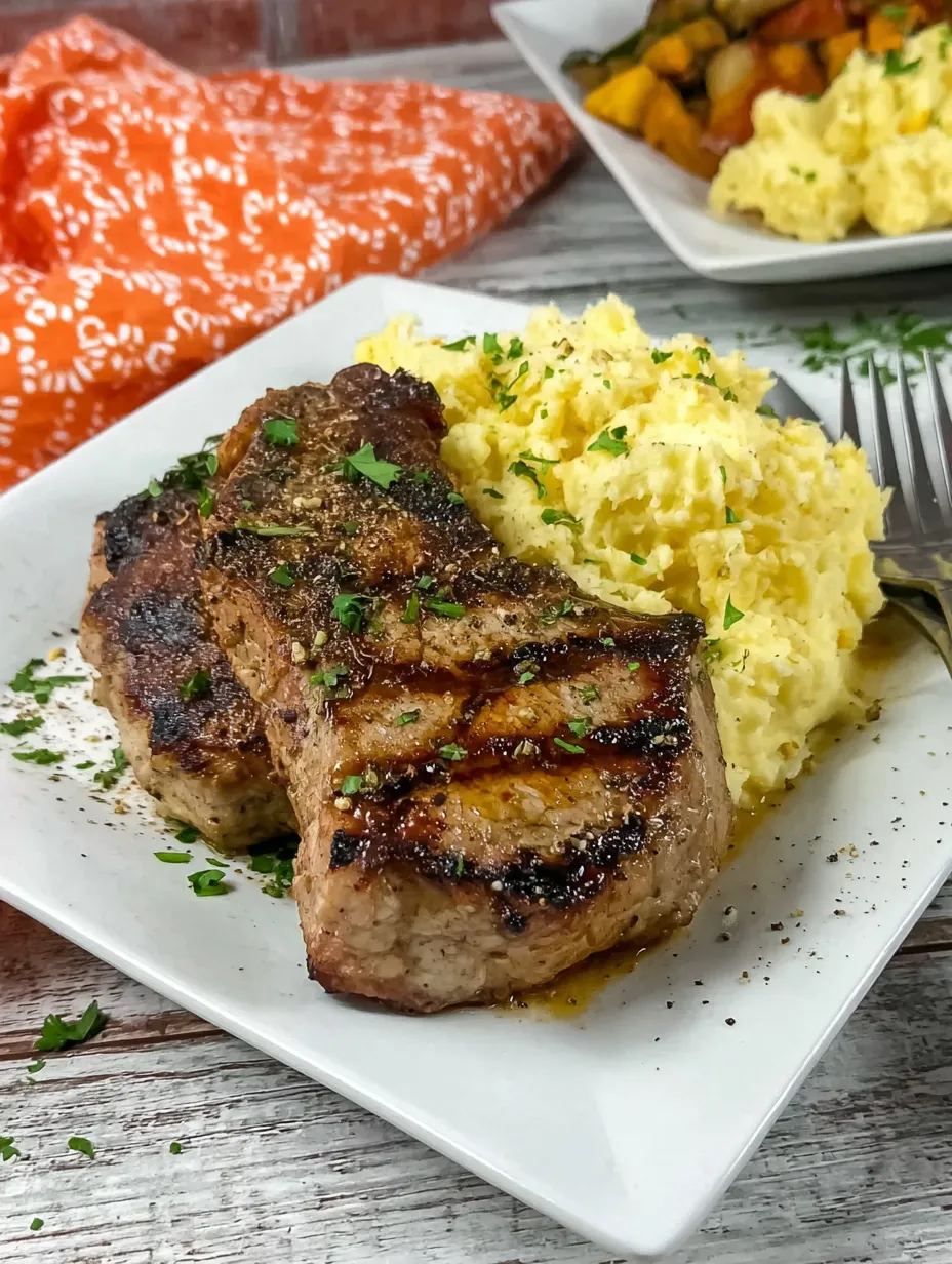 Ein weißer Teller mit gegrilltem Steak und Eiern.