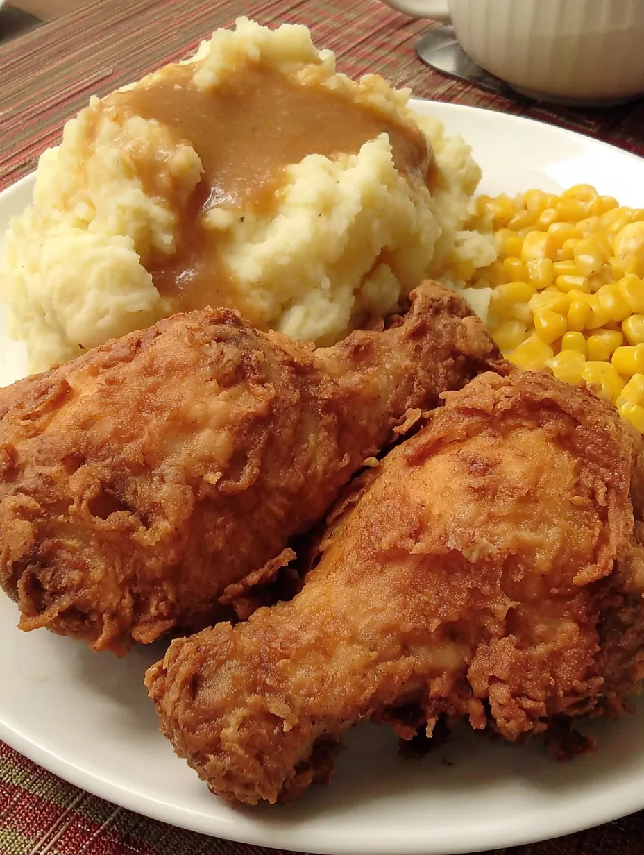 Ein weißer Teller mit Kartoffeln, Korn, Rindfleisch und Sauce.