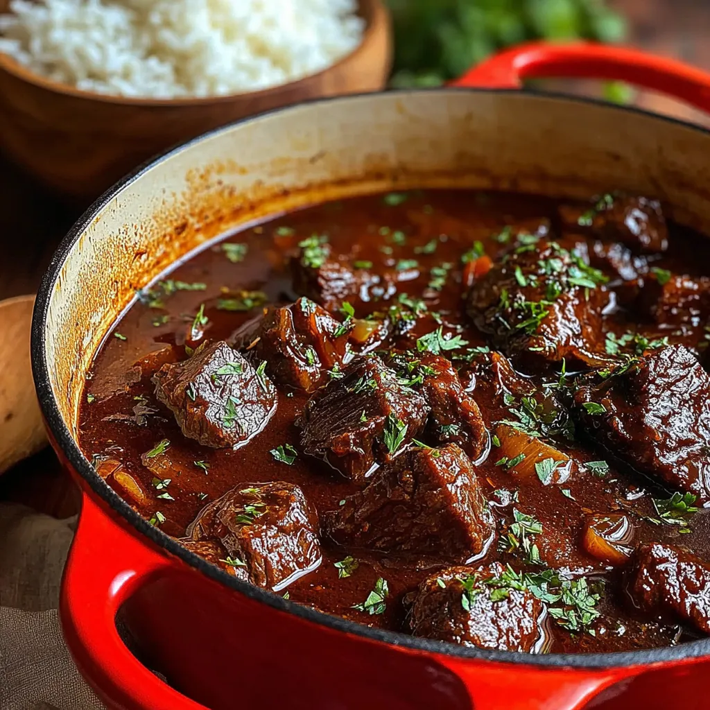 Ein rotes Kochgeschirr mit einer Rice-Bowl darin.
