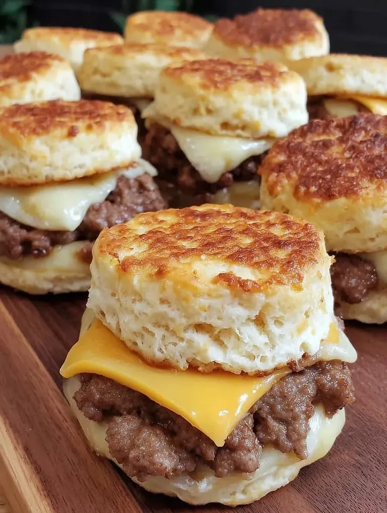 Ein Sandwich mit Käse und Steak auf einem Teller.