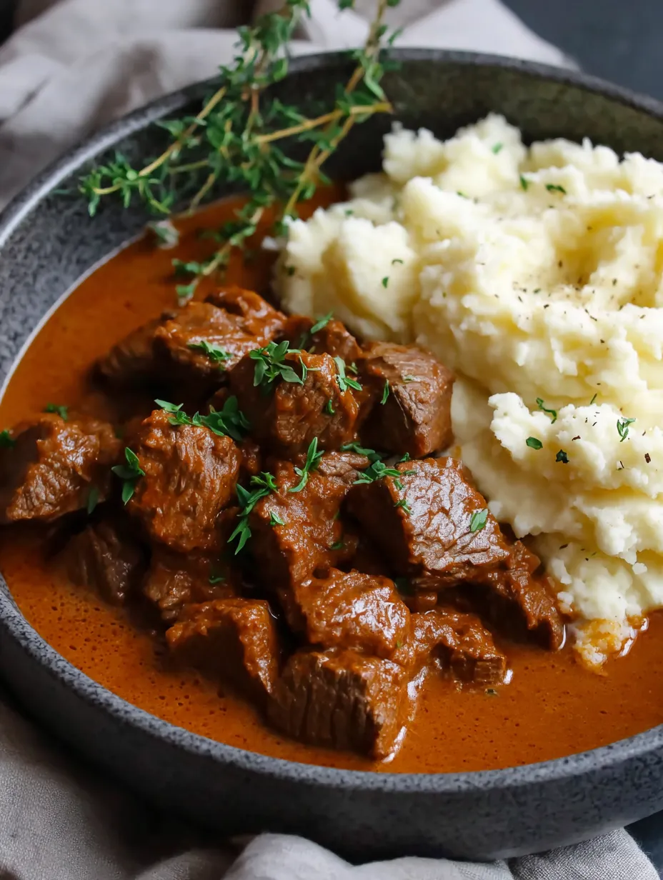 Ein Schüssel mit gegrilltem Fleisch und Kartoffeln.