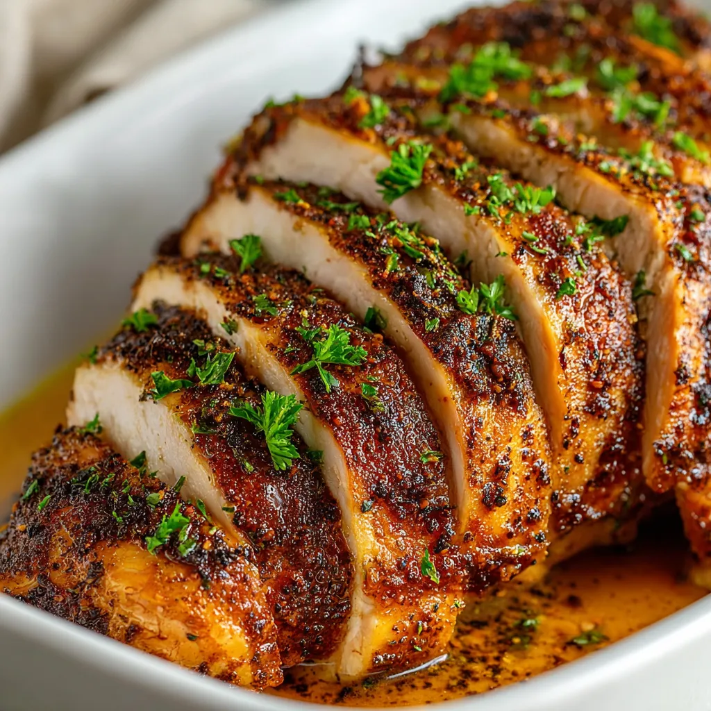 Ein weißer Teller mit schwarzen Fleischstücken und grünen Zwiebeln.