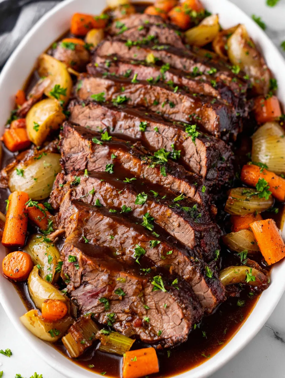 Ein steak mit grünen Zutaten in einer Sauce.