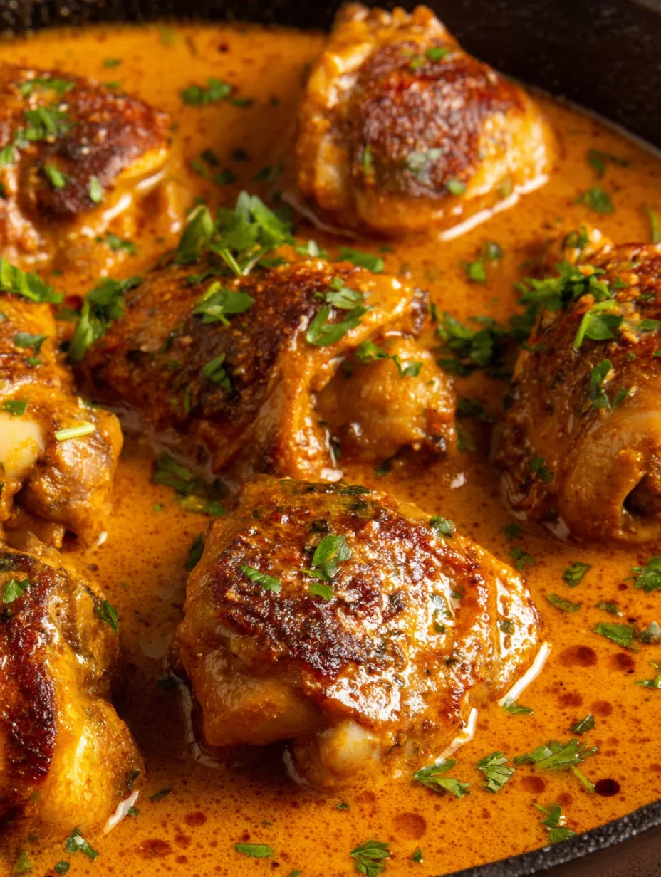 Eine Gruppe von gegrillten Hühnchen mit Sauce auf einem Teller.