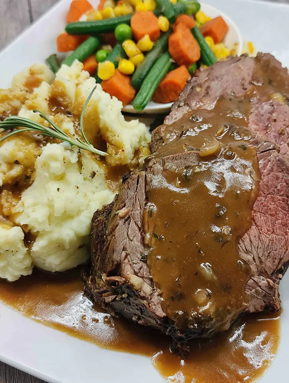 Ein rohes Steak mit Sauce auf einem Teller.