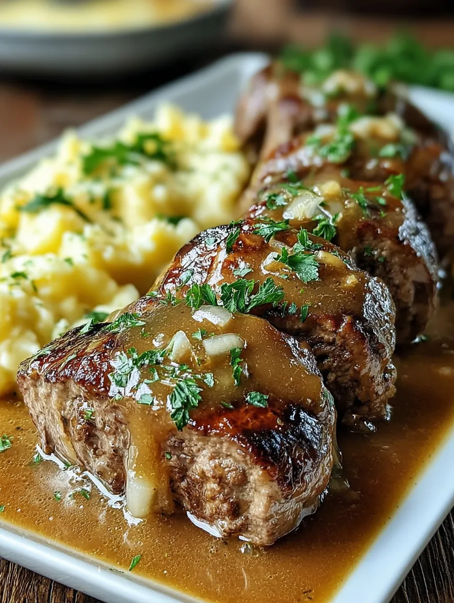 Eine Platte mit gegrilltem Fleisch und gegrillten Knoblauchstreifen.