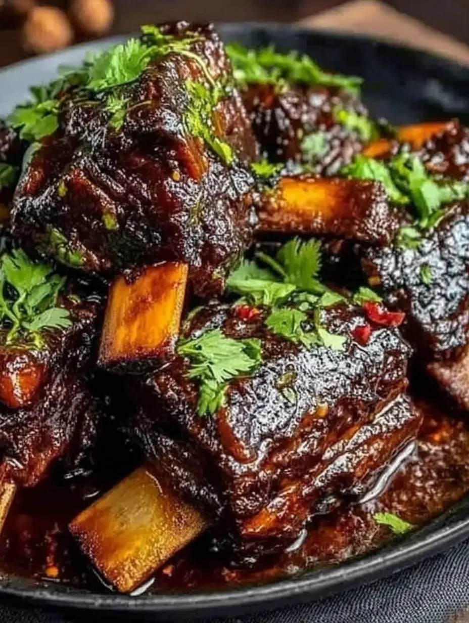 Eine Schüssel mit schwarzem Fleisch, das in Stücke geschnitten wurde, und grünen Zwiebeln.