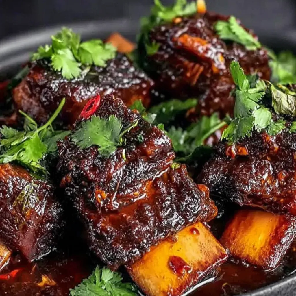 Ein Schüssel mit gegrilltem Fleisch, das in Stücke geschnitten wurde, und gegrillten Zwiebeln.