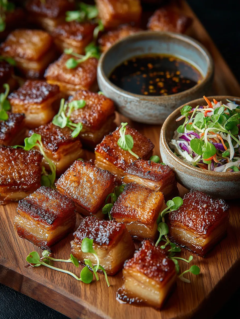 Eine Schüssel mit einer Sauce und eine Schüssel mit Salat auf einem Tisch.