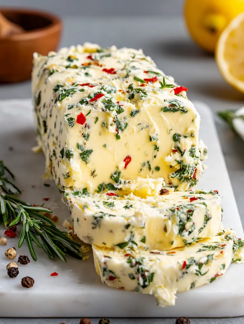 Eine Schüssel mit Butter und Zwiebeln auf einem Tisch.