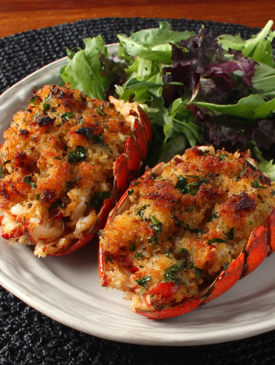 Ein weißer Teller mit zwei gekochten Krebse auf dem Deckel.