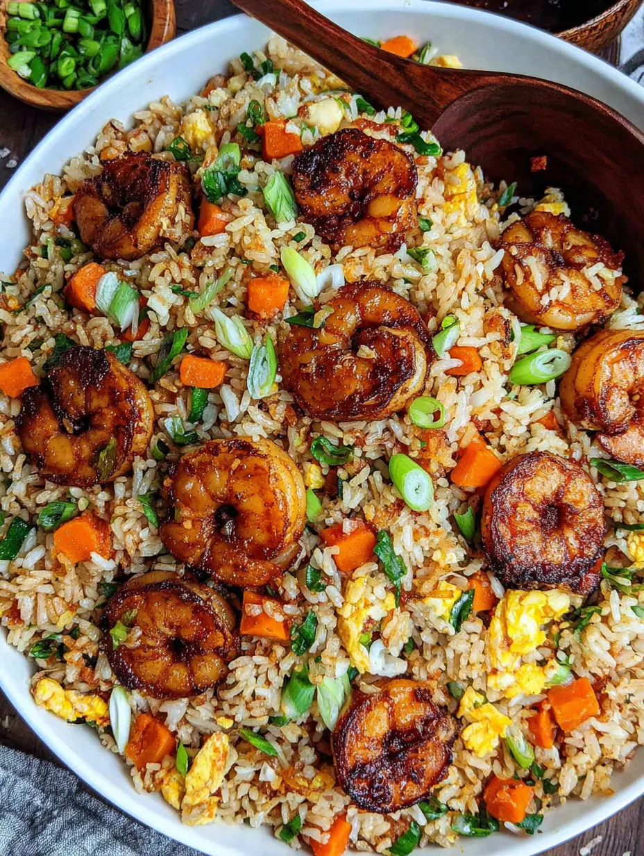 Ein großer, fülliger Topf mit einer Mischung aus Reis, Kokosnuss, Kartoffeln, Karotten, Zwiebeln und Koriander.