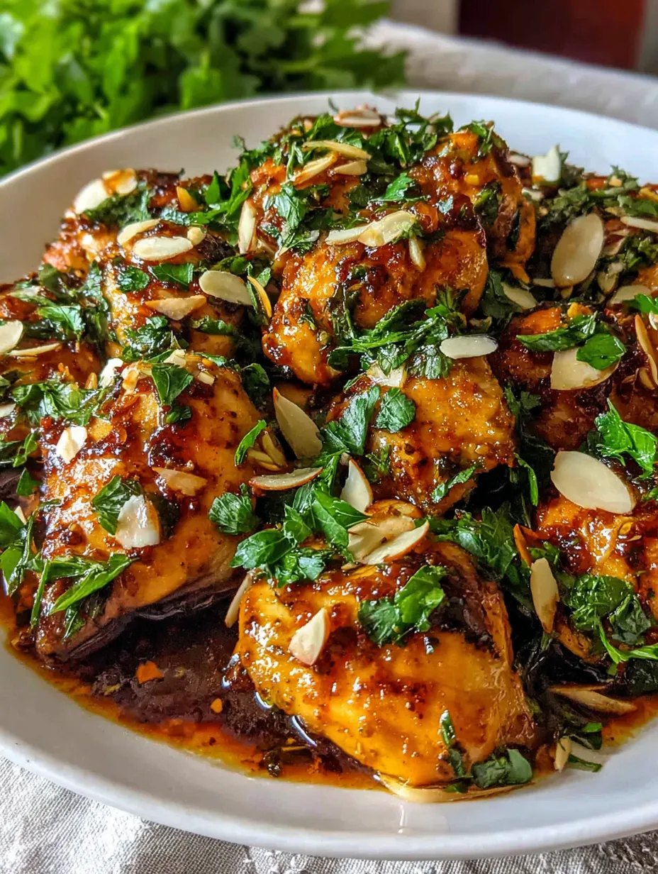 Ein weißer Teller mit einer Mischung aus Gemüse, Nüssen und Gewürzen.