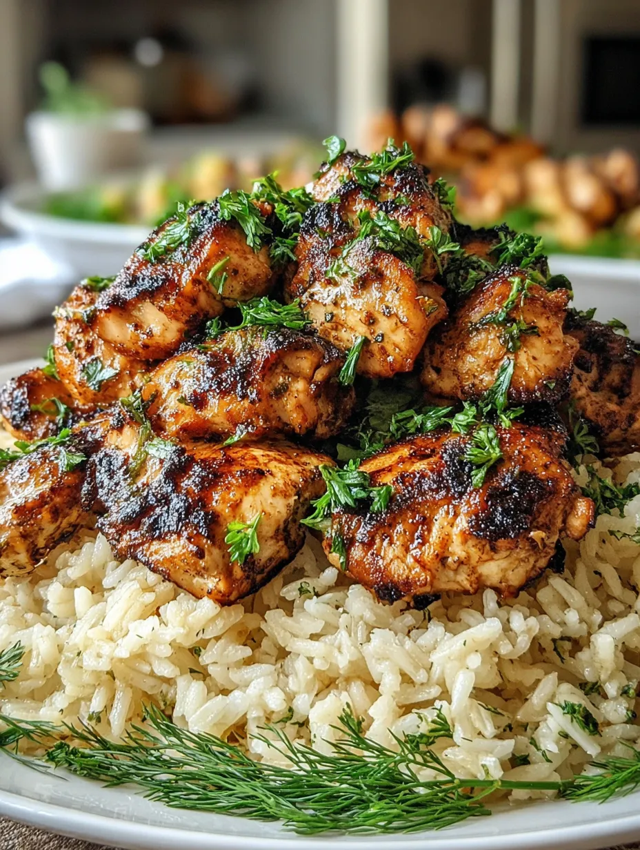 Eine Schüssel mit Rice und grüner Vegetation.