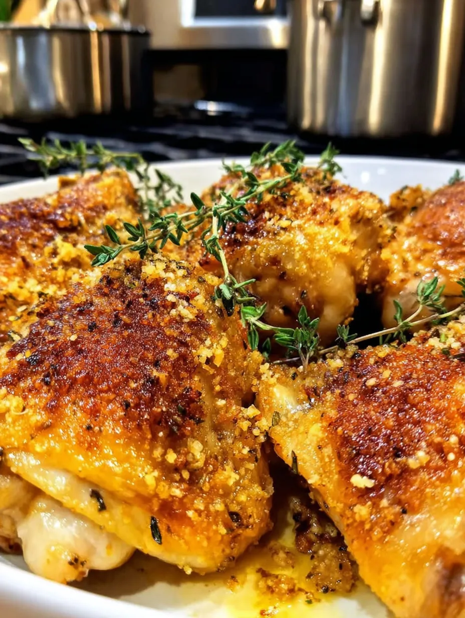 Eine Platte mit frisch zubereiteten Chicken-Streifen, die mit Parsley und Zwiebeln garniert sind.