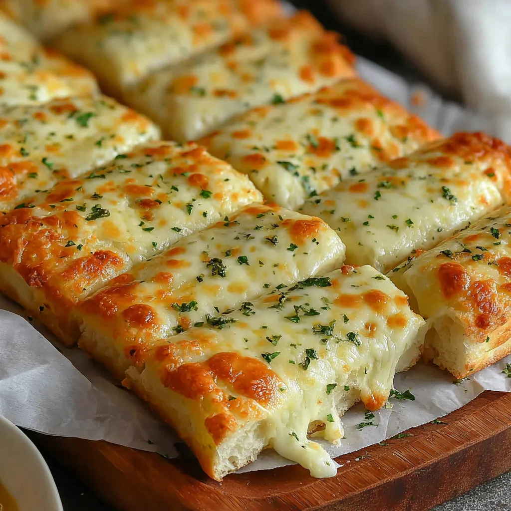 Eine Schicht von Pizza mit Käse und Zwiebeln auf einem Brett.