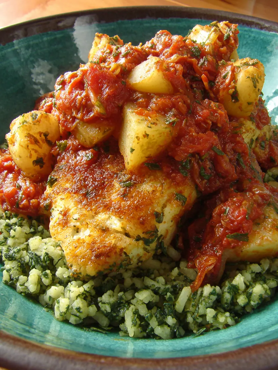 Ein Bild von einer Schüssel mit einer Mischung aus Gemüse, Fleisch und Sauce.