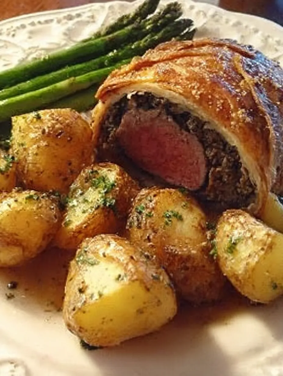 Ein gegrilltes Steak mit Kartoffeln und Zwiebeln auf einem Teller.