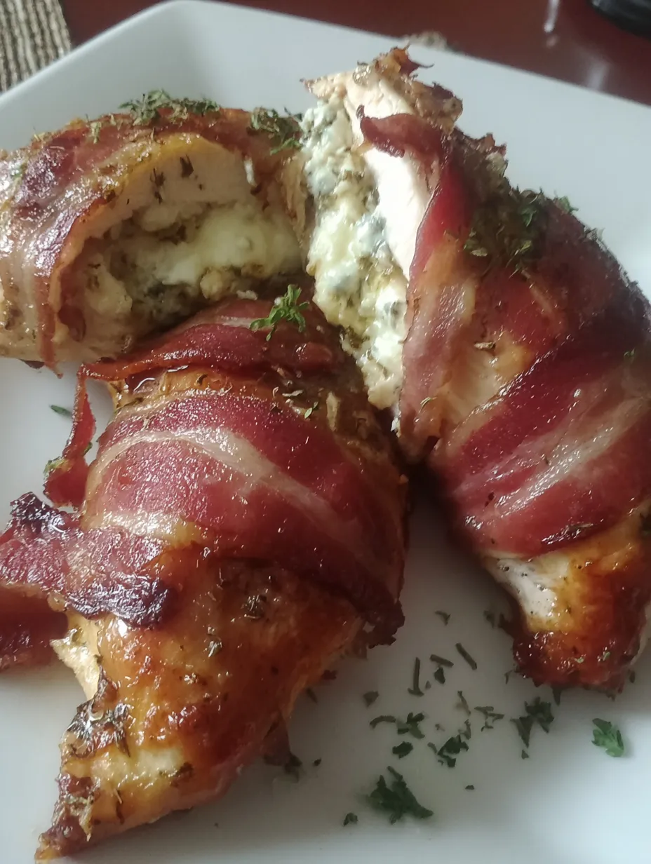 Ein Stück gebratenes Fleisch mit Baumwolle und Käse auf einem Teller.