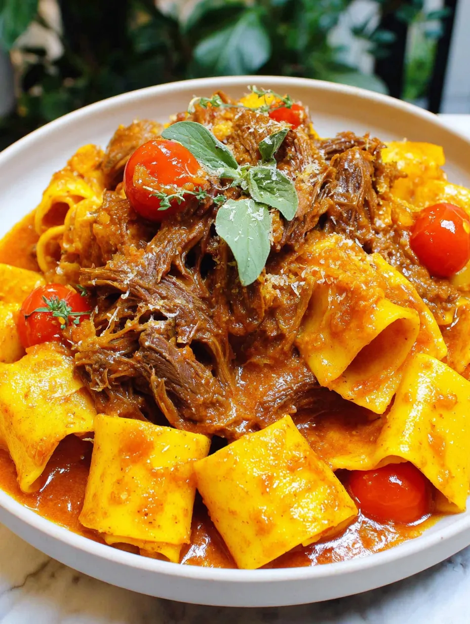 Ein Bierglas mit einer Mischung aus Pasta, Tomaten, Zwiebeln und Rindfleisch.