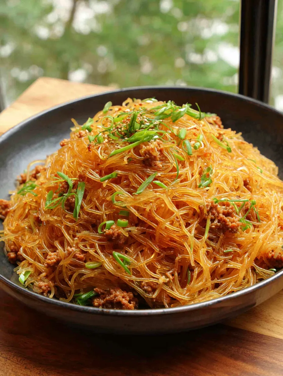 Ein sch&ouml;nes Bild von einer gro&szlig;en Sch&uuml;ssel mit einer Mischung aus Rindfleisch, Zwiebeln und Reis.