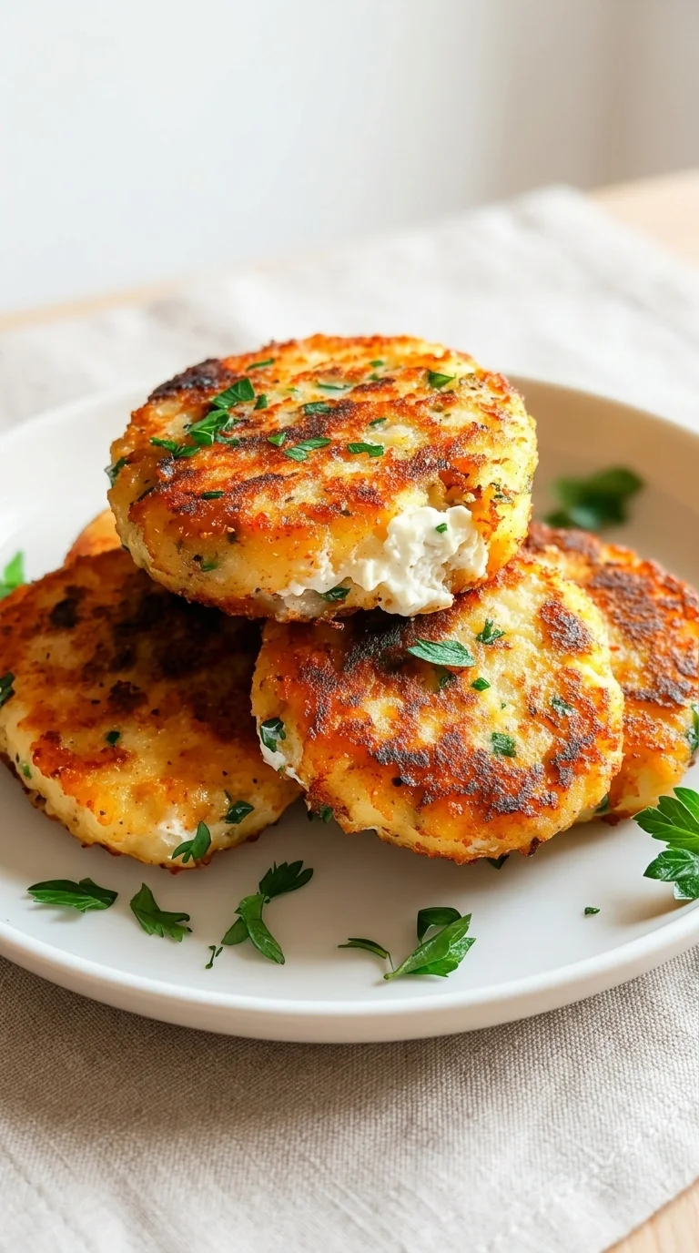 Ein wei&szlig;er Teller mit drei H&uuml;ttenk&auml;se-Protein-Talern f&uuml;r jeden Anlass.