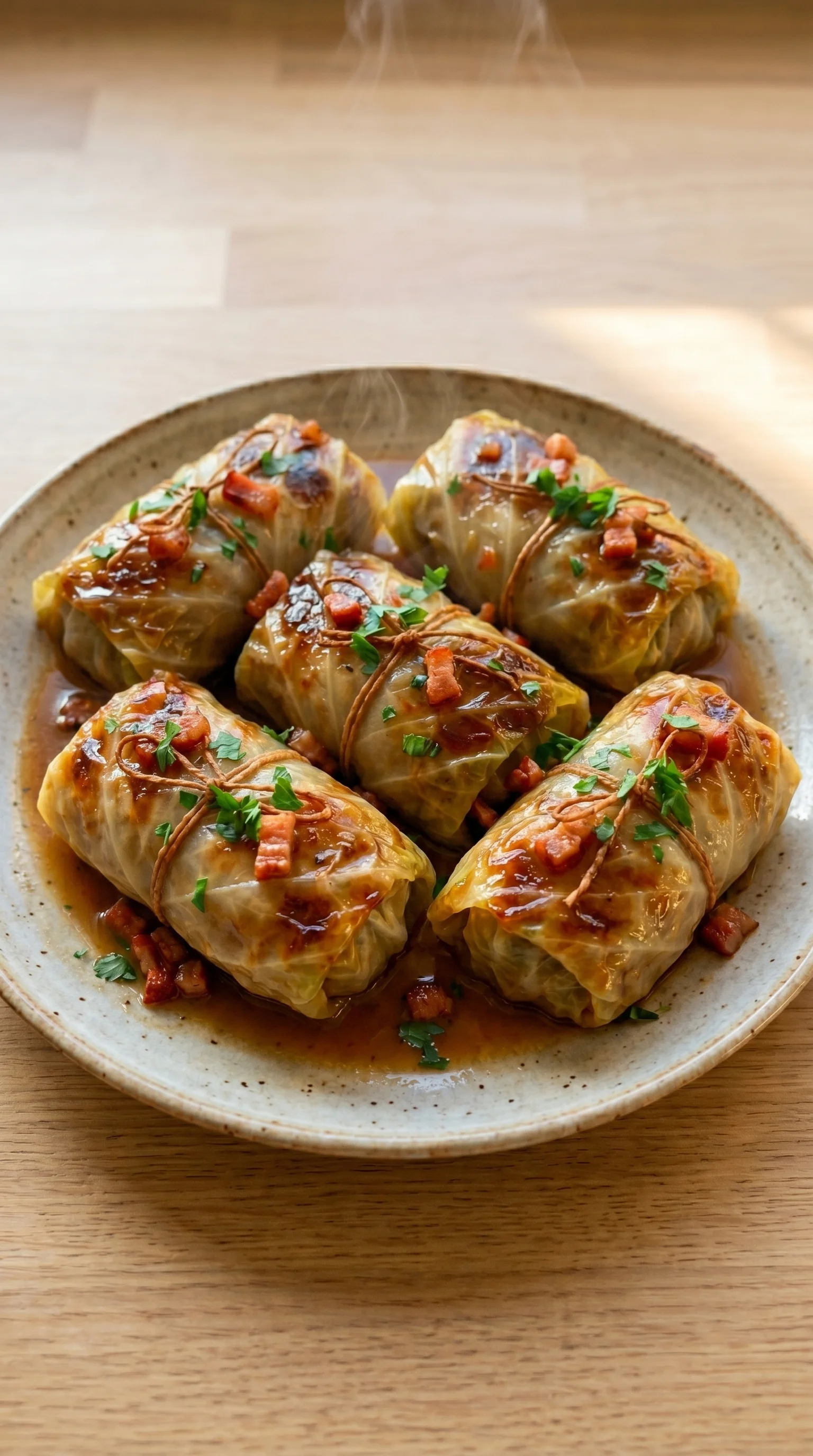 A plate of food with a sauce on it.