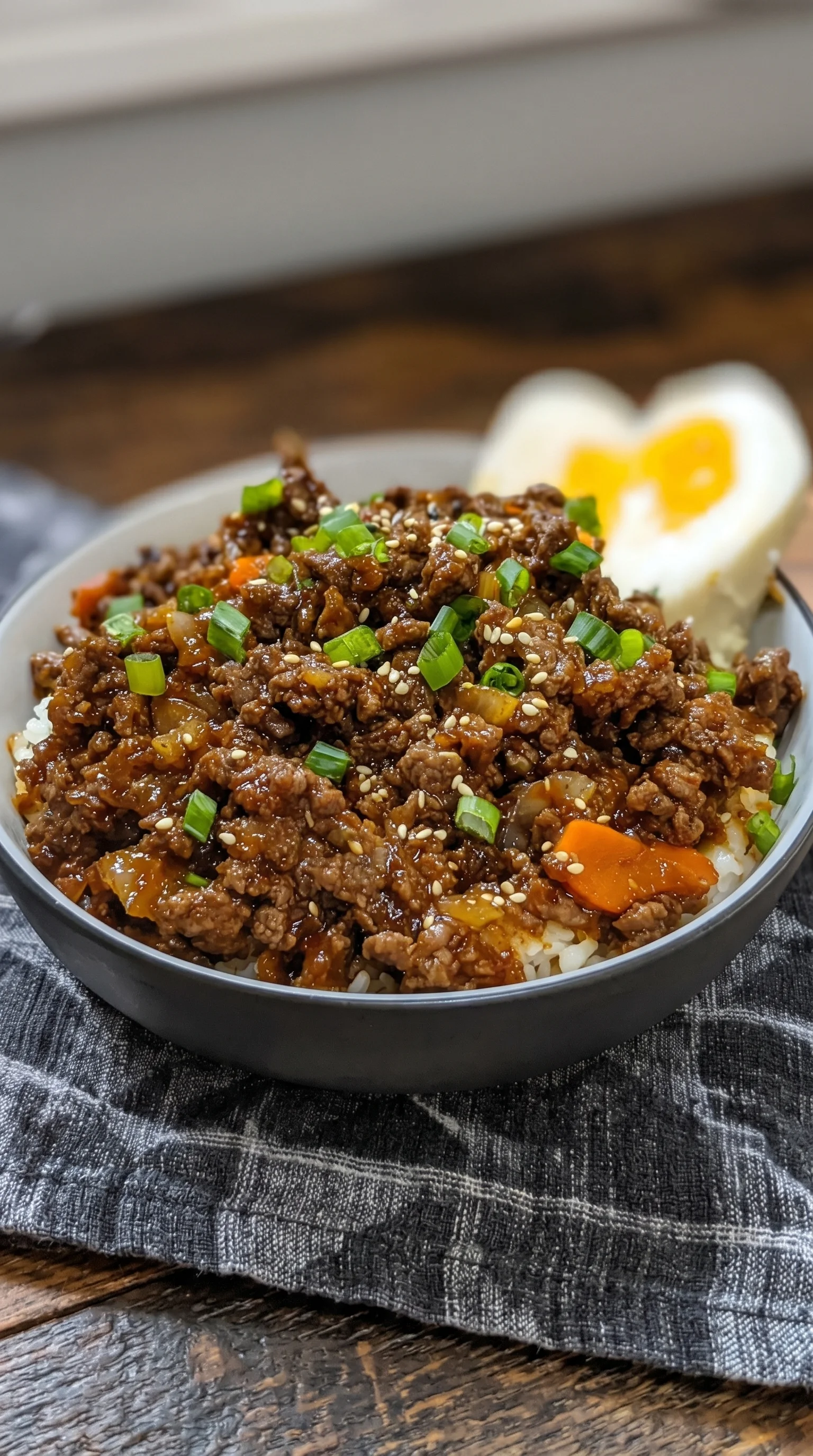 A bowl of beef and vegetables.