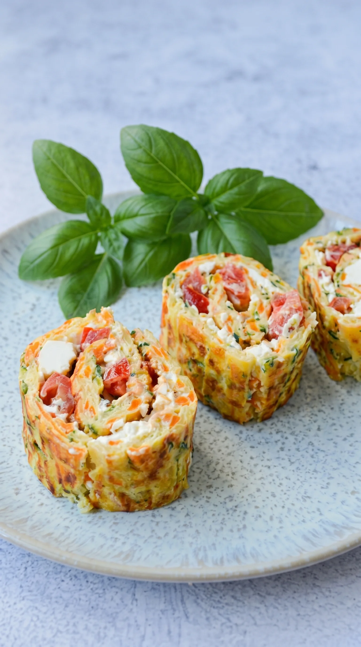 A vegetarian roll with cheese and tomatoes.