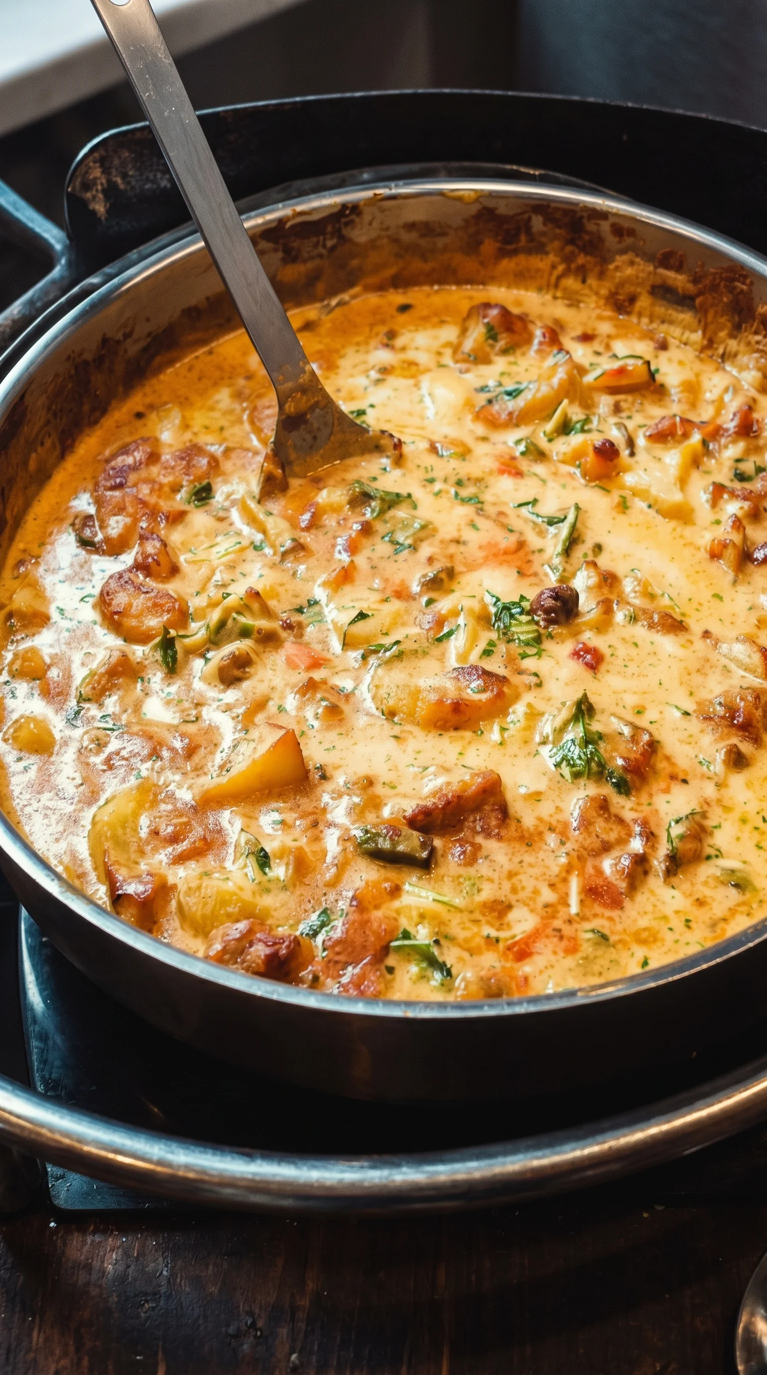 A close up of a Schnitzeltopf.