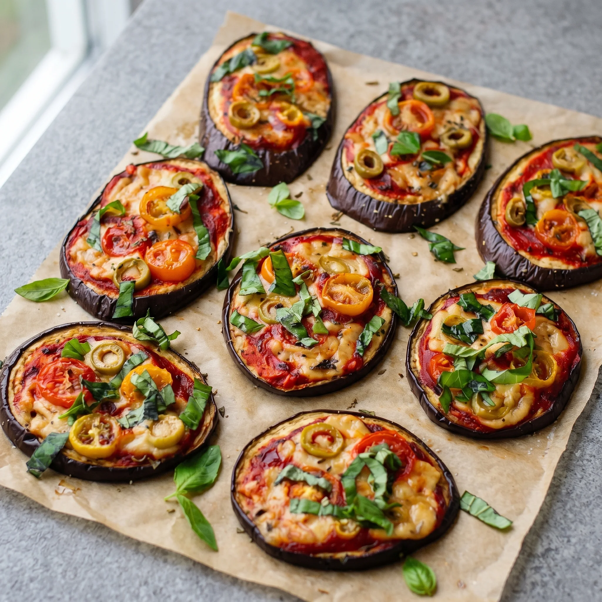 A plate of pizza with vegetables on it.