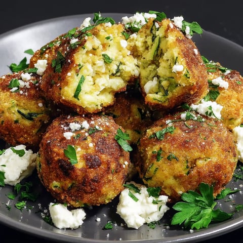 Ein Plate mit grünen Zwiebeln und Käsekugeln.